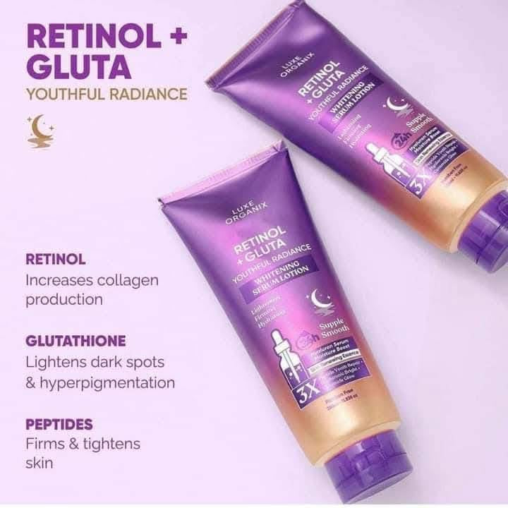 Luxe Organix Retinol + Gluta Lotion