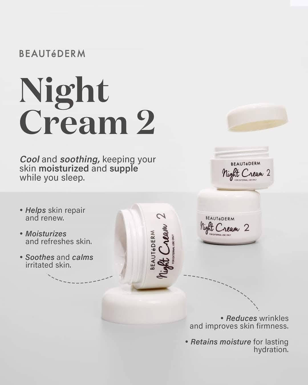 Beautederm Night Cream (1,2,3) 20g
